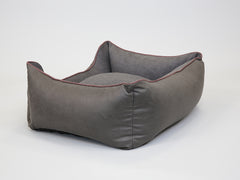 Burley Orthopaedic Walled Dog Bed - Charcoal, Medium