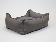 Burley Orthopaedic Walled Dog Bed - Charcoal, Medium