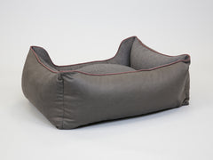 Burley Orthopaedic Walled Dog Bed - Charcoal, Medium