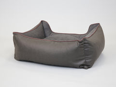 Burley Orthopaedic Walled Dog Bed - Charcoal, Medium