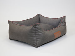 Burley Orthopaedic Walled Dog Bed - Charcoal, Medium