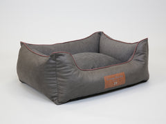 Burley Orthopaedic Walled Dog Bed - Charcoal, Medium