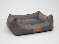 Burley Orthopaedic Walled Dog Bed - Charcoal, Medium