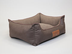 Burley Orthopaedic Walled Dog Bed - Chocolate Fudge, Medium