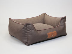 Burley Orthopaedic Walled Dog Bed - Chocolate Fudge, Medium