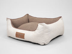Burley Orthopaedic Walled Dog Bed - Cream Fudge, Medium