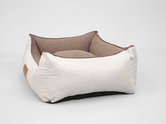 Burley Orthopaedic Walled Dog Bed - Cream Fudge, Medium