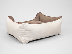 Burley Orthopaedic Walled Dog Bed - Cream Fudge, Medium