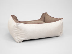 Burley Orthopaedic Walled Dog Bed - Cream Fudge, Medium