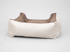 Burley Orthopaedic Walled Dog Bed - Cream Fudge, Medium