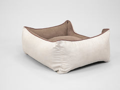 Burley Orthopaedic Walled Dog Bed - Cream Fudge, Medium