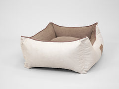 Burley Orthopaedic Walled Dog Bed - Cream Fudge, Medium