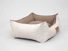 Burley Orthopaedic Walled Dog Bed - Cream Fudge, Medium