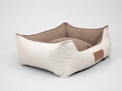 Burley Orthopaedic Walled Dog Bed - Cream Fudge, Medium