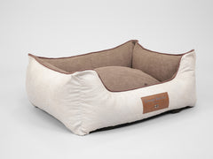 Burley Orthopaedic Walled Dog Bed - Cream Fudge, Medium