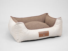 Burley Orthopaedic Walled Dog Bed - Cream Fudge, Medium