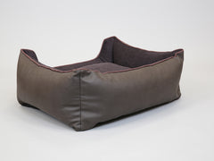 Burley Orthopaedic Walled Dog Bed - Mahoganny, Medium