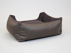 Burley Orthopaedic Walled Dog Bed - Mahoganny, Medium