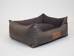 Burley Orthopaedic Walled Dog Bed - Mahoganny, Medium