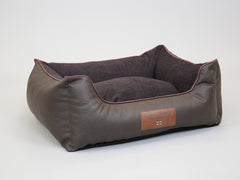 Burley Orthopaedic Walled Dog Bed - Mahoganny, Medium