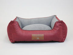 Burley Orthopaedic Walled Dog Bed - Rosso / Oslo Medium