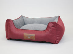 Burley Orthopaedic Walled Dog Bed - Rosso / Oslo Medium