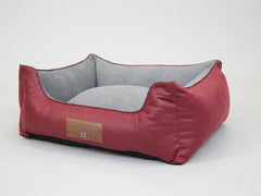 Burley Orthopaedic Walled Dog Bed - Rosso / Oslo Medium