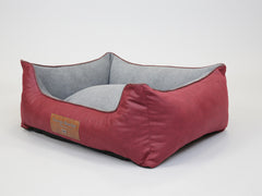 Burley Orthopaedic Walled Dog Bed - Rosso / Oslo Medium