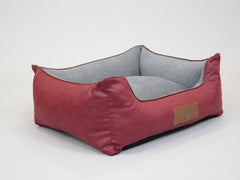 Burley Orthopaedic Walled Dog Bed - Rosso / Oslo Medium