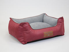 Burley Orthopaedic Walled Dog Bed - Rosso / Oslo Medium