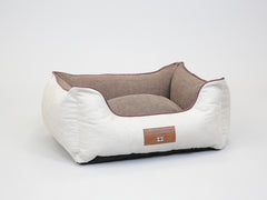 Burley Orthopaedic Walled Dog Bed - Cream Fudge, Small