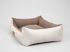 Burley Orthopaedic Walled Dog Bed - Cream Fudge, X-Large