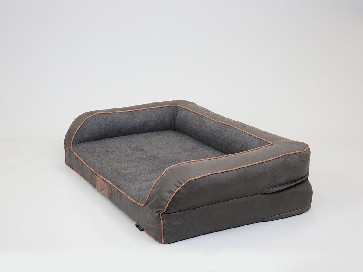 Burley Luxury Dog Sofa Bed For Large Dogs Charcoal Colour