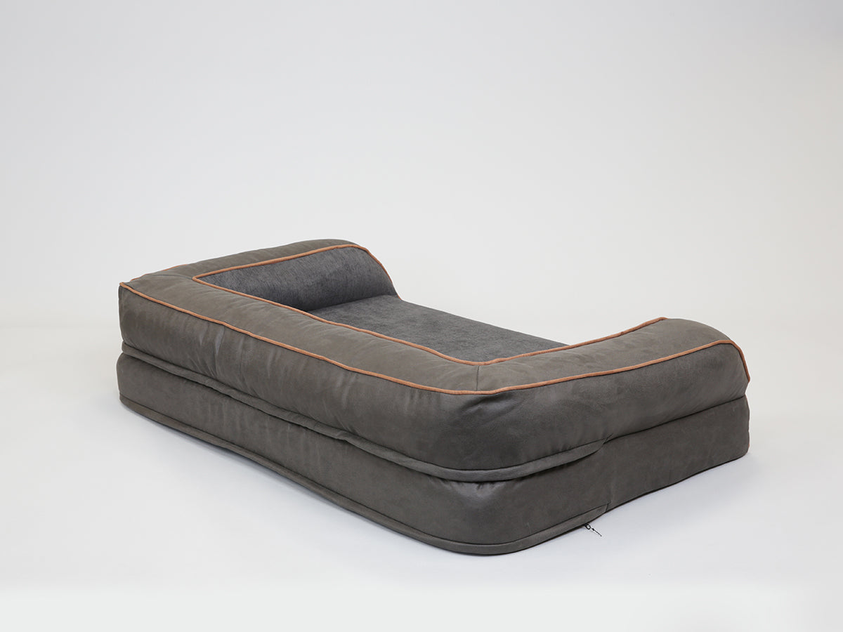 Burley Luxury Dog Sofa Bed For Large Dogs Charcoal Colour