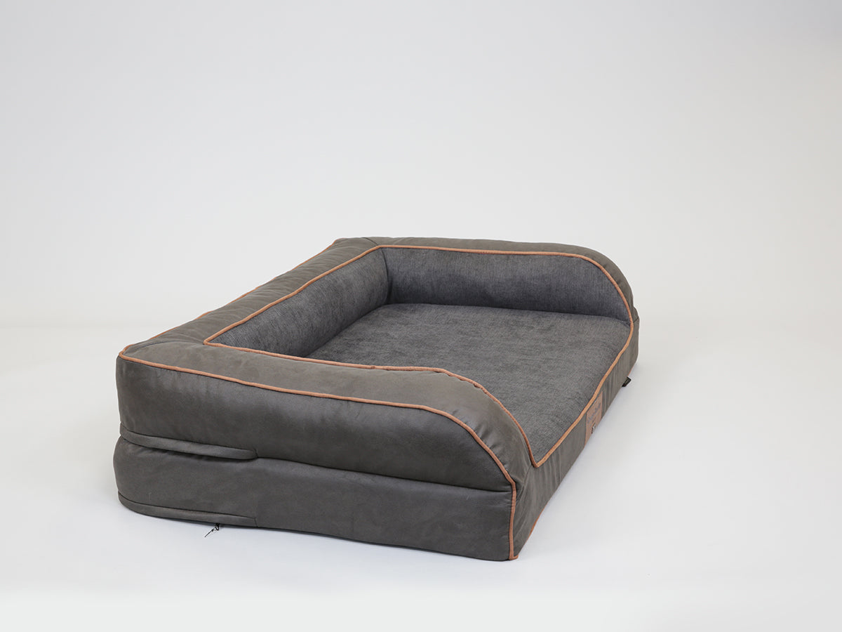 Burley Luxury Dog Sofa Bed For Large Dogs Charcoal Colour