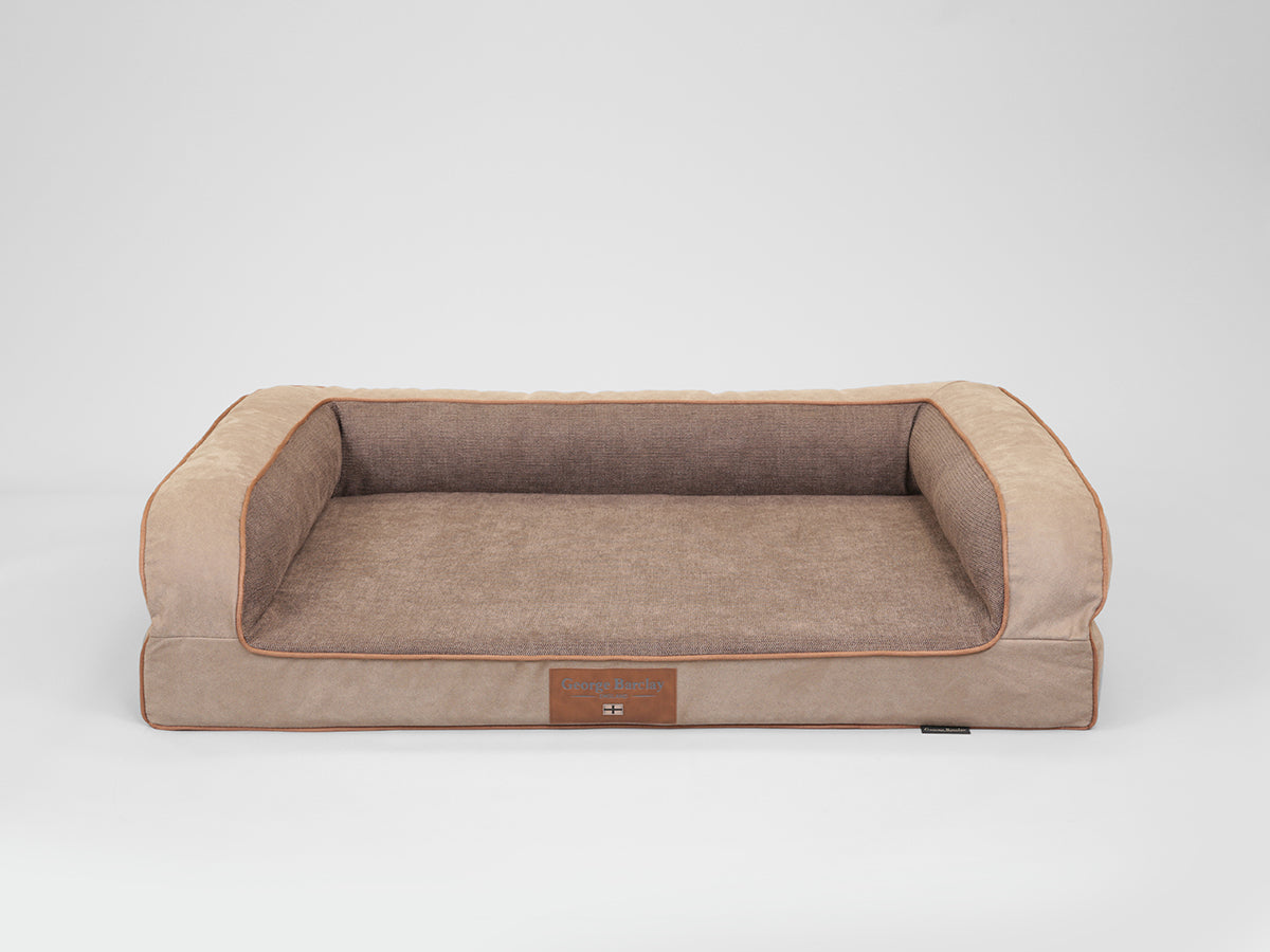 Burley Luxury Dog Sofa Bed For Large Dogs Toffee Fudge Colour