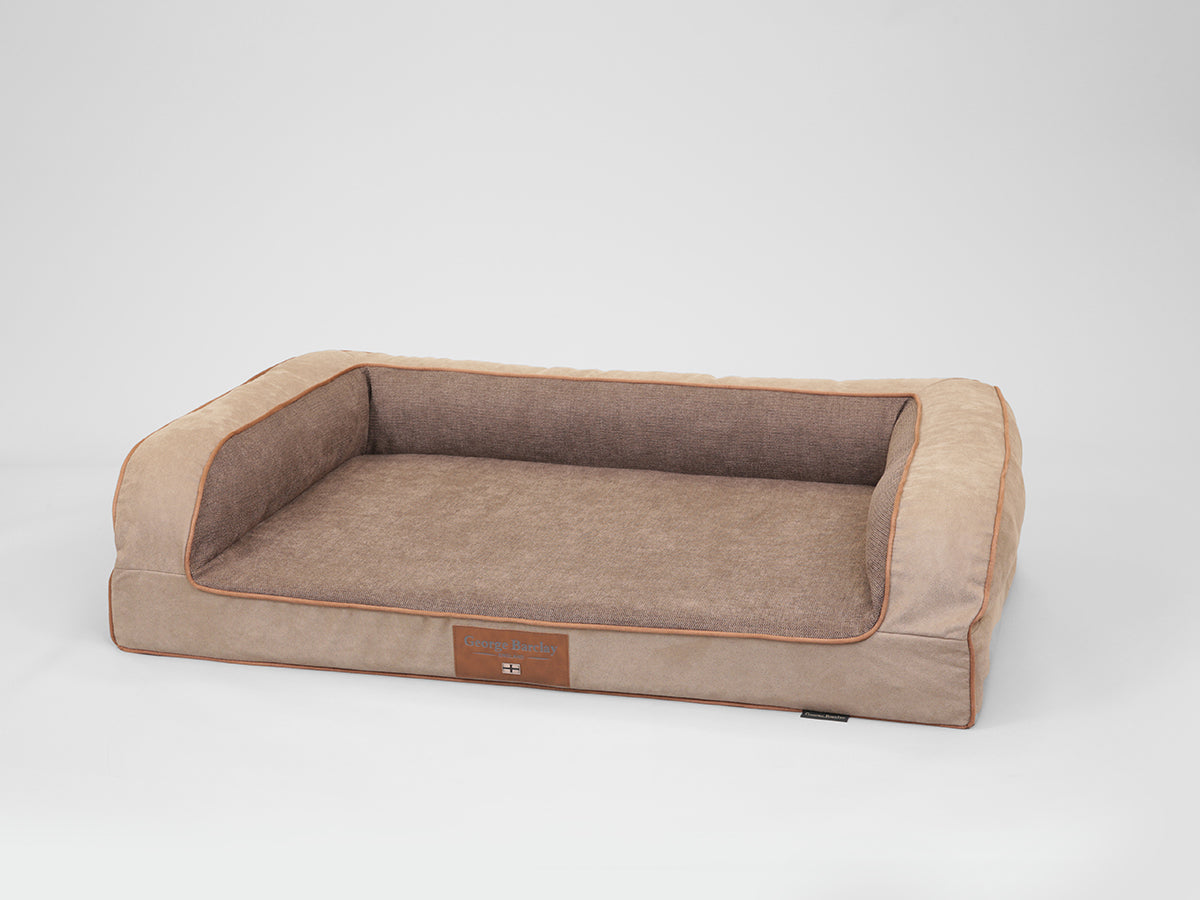 Burley Luxury Dog Sofa Bed For Large Dogs Toffee Fudge Colour