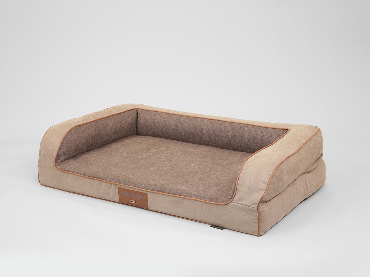 Burley Luxury Dog Sofa Bed For Large Dogs Toffee Fudge Colour