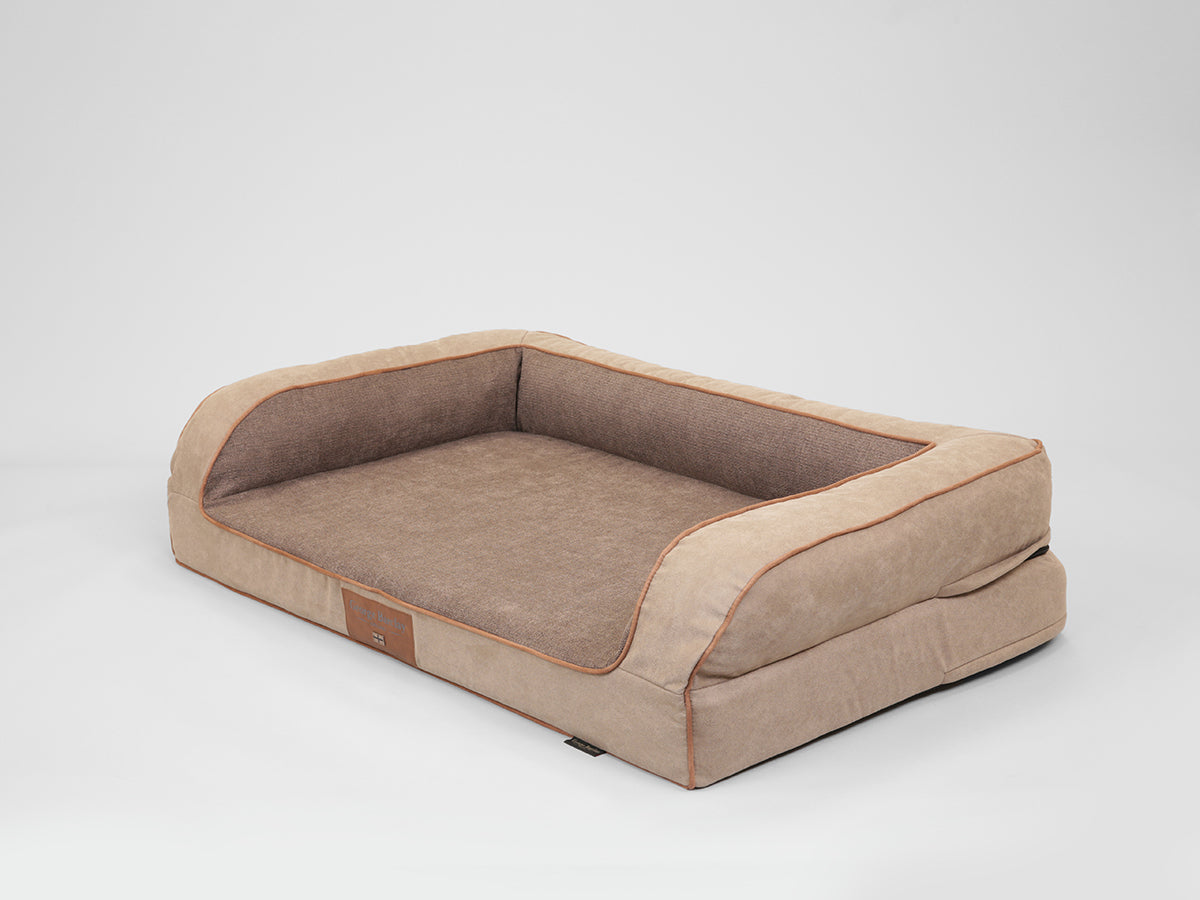 Burley Luxury Dog Sofa Bed For Large Dogs Toffee Fudge Colour