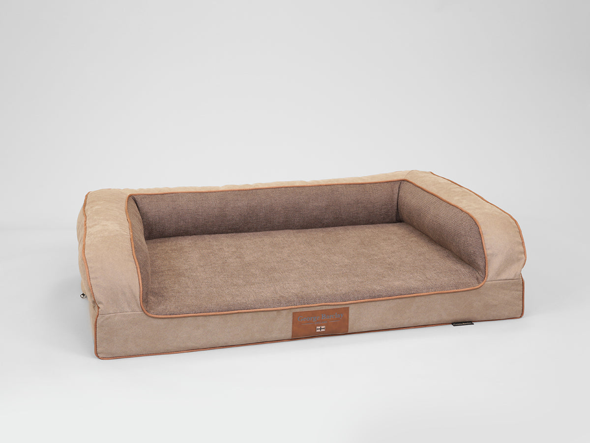 Burley Luxury Dog Sofa Bed For Large Dogs Toffee Fudge Colour