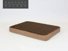 Heritage Dog Mattress - Chocolate, Large (Factory Second)