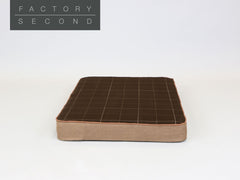 Heritage Dog Mattress - Chocolate, Large (Factory Second)