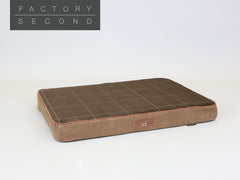 Heritage Dog Mattress - Chocolate, Large (Factory Second)