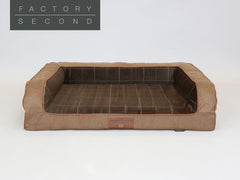 Heritage Dog Sofa Bed - Chocolate, Large (Factory Second)