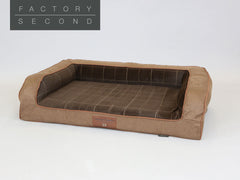 Heritage Dog Sofa Bed - Chocolate, Large (Factory Second)