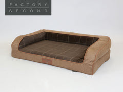 Heritage Dog Sofa Bed - Chocolate, Large (Factory Second)