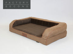 Heritage Dog Sofa Bed - Chocolate, Large (Factory Second)