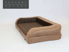 Heritage Dog Sofa Bed - Chocolate, Large (Factory Second)