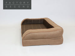 Heritage Dog Sofa Bed - Chocolate, Large (Factory Second)