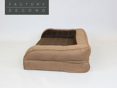 Heritage Dog Sofa Bed - Chocolate, Large (Factory Second)